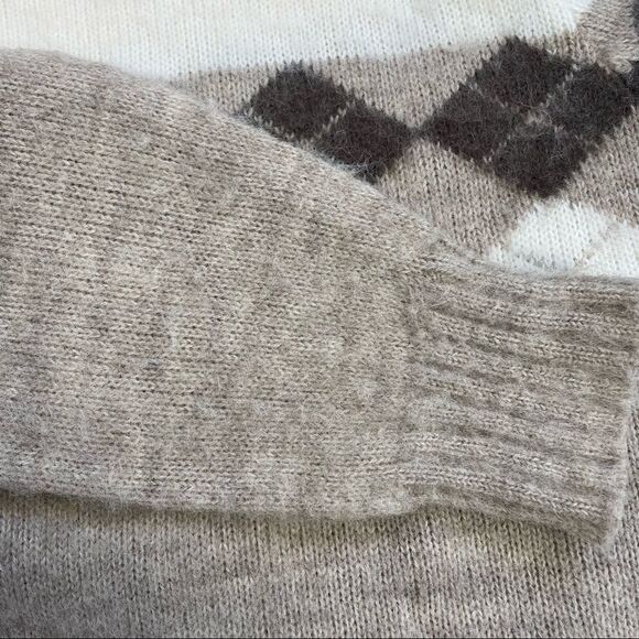 Vintage Sears wool blend crewneck argyle sweater - Picture 13 of 13